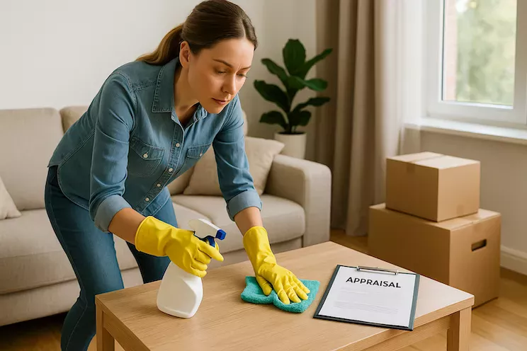Rengöra hemmet inför bostadsvärdering eller bankbesiktning